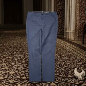 Rag & Bone Simone Navy Blue Slim Fit Ankle Pants Size 12 Made in USA